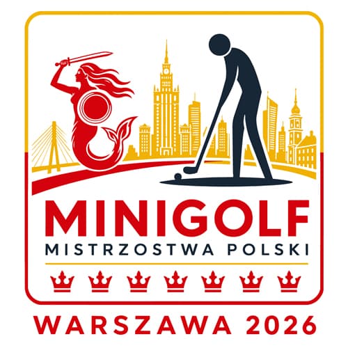 Logo XXVII Mistrzostw Polski w Minigolfie 2026